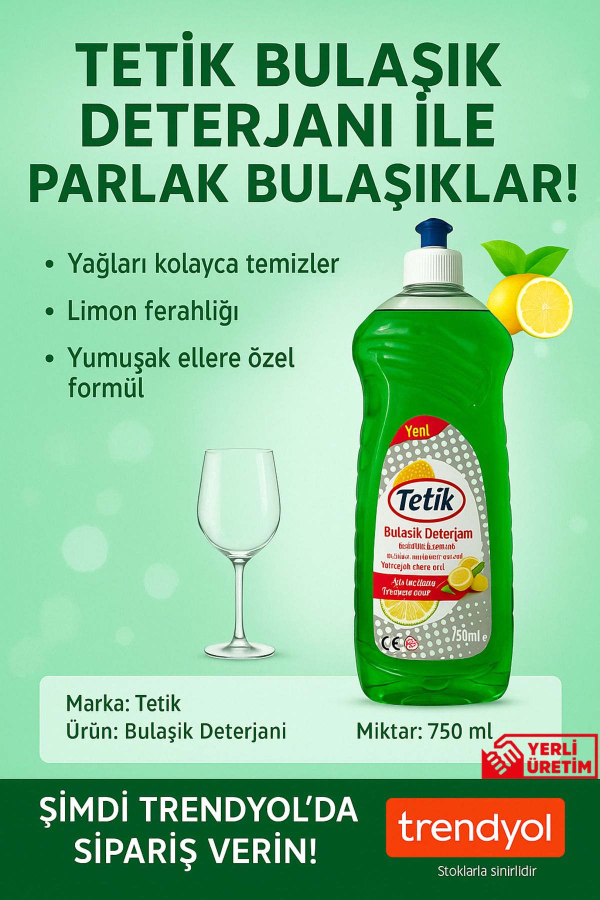 Tetik Bulaşık Deterjanı