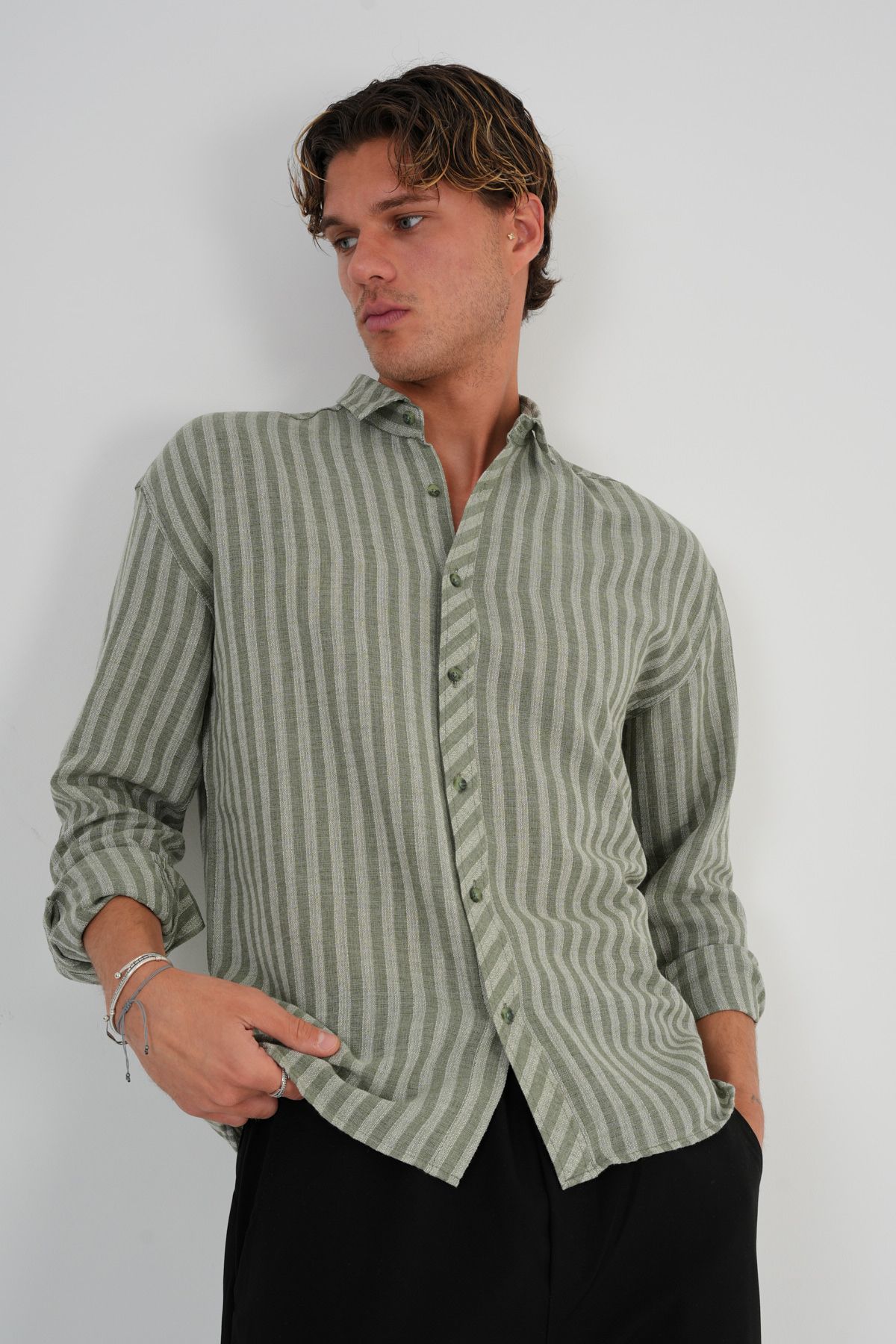 Redline-Ανδρικό πουκάμισο Oversize Keen New Season 4