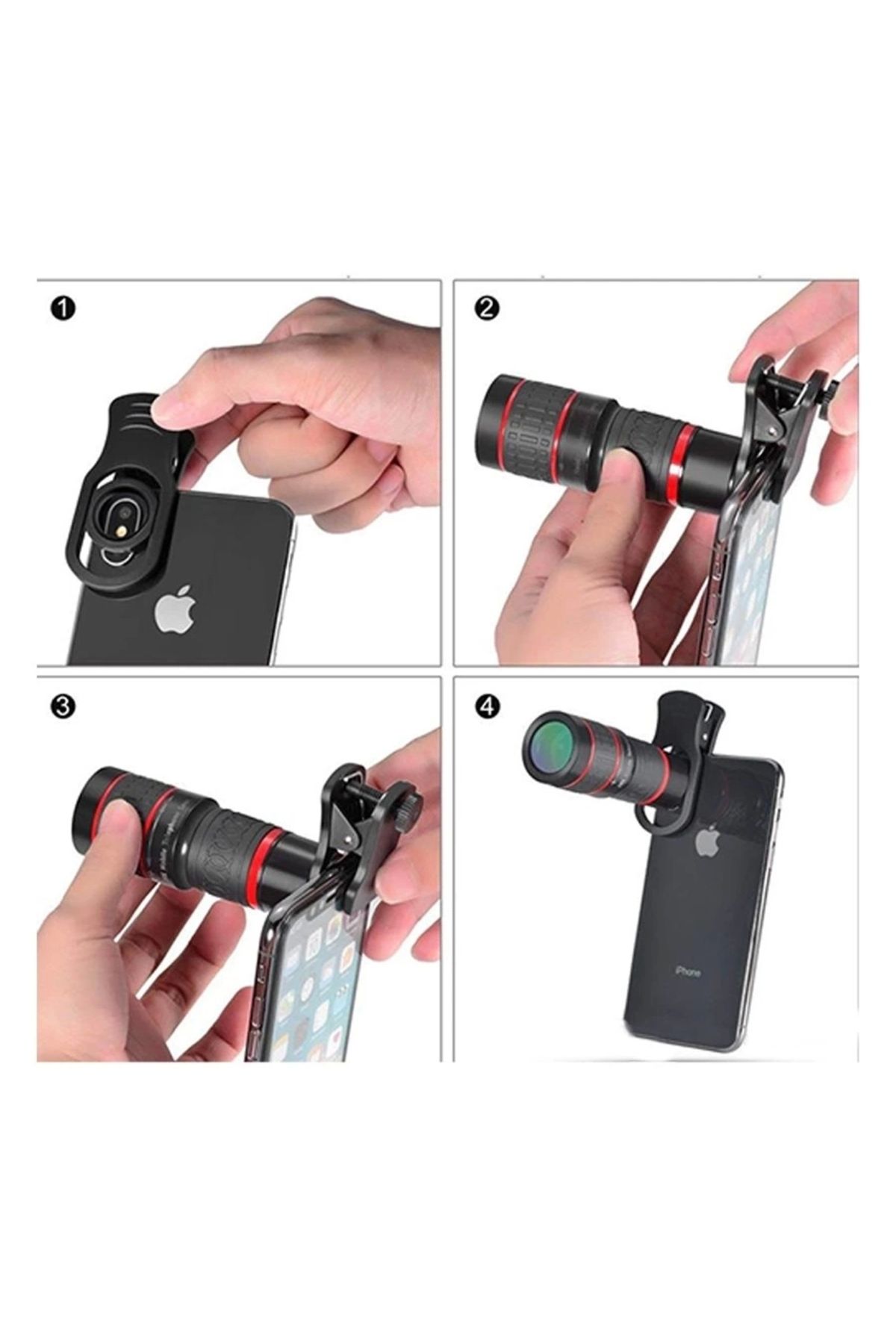 OurStyles Yüksek Çözünürlüklü Görüntü Tac Zoom Fotoğraf Lensi