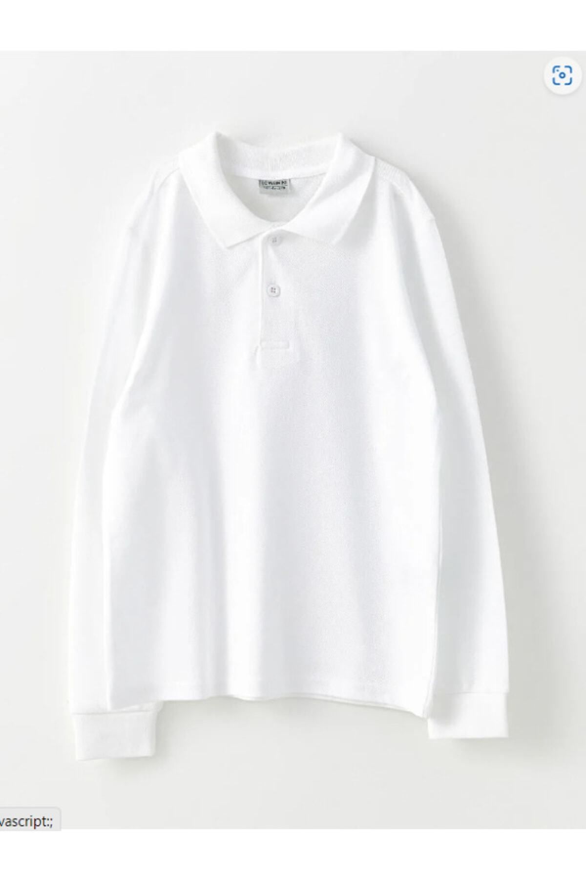 LC Waikiki Polo Yaka Basic Uzun Kollu Erkek Çocuk Tişört