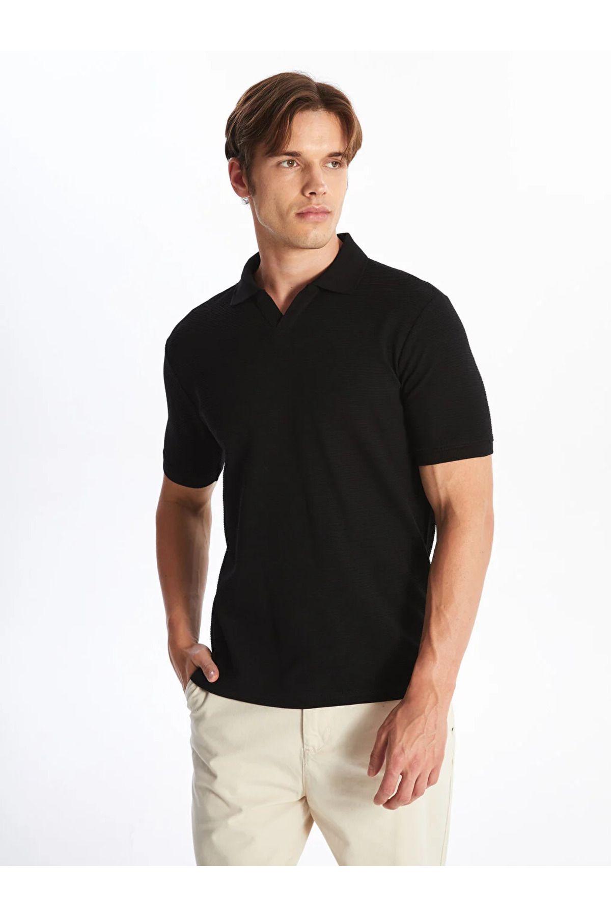 LC Waikiki LCW Casual Polo Yaka Kısa Kollu Erkek Tişört