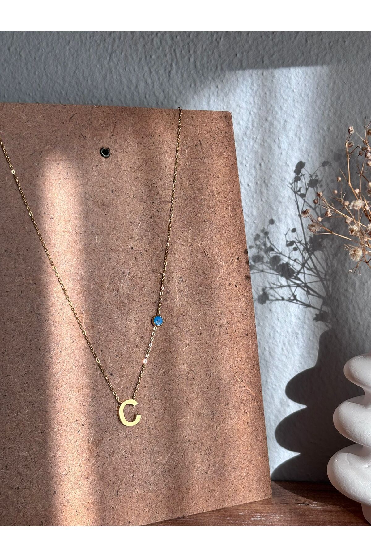 Bellamy Jewelry Harf Kolye Gold - C