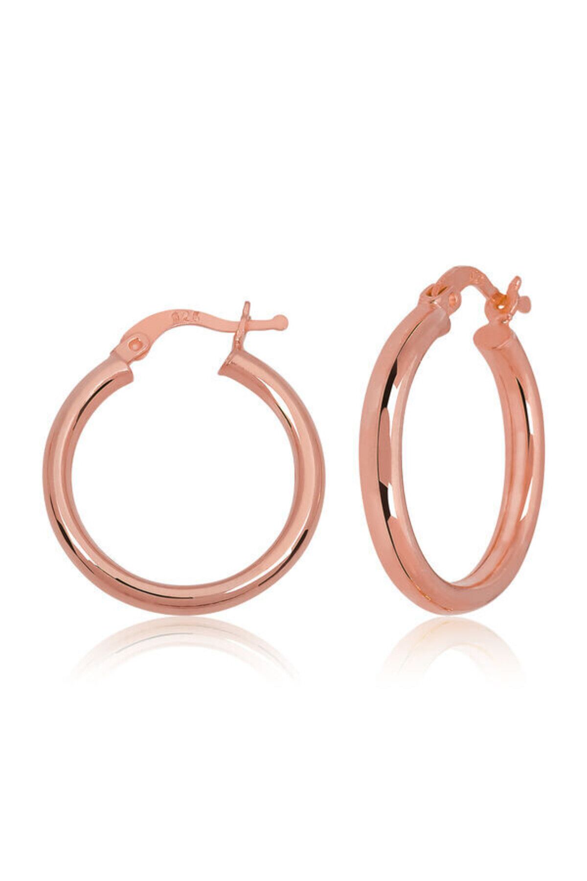 shop Rose Halka 925 Ayar Gümüş Küpe