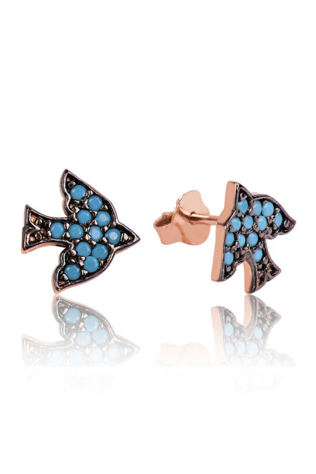 shop Kırlangıc Çivili 925 Ayar Gümüş Küpe