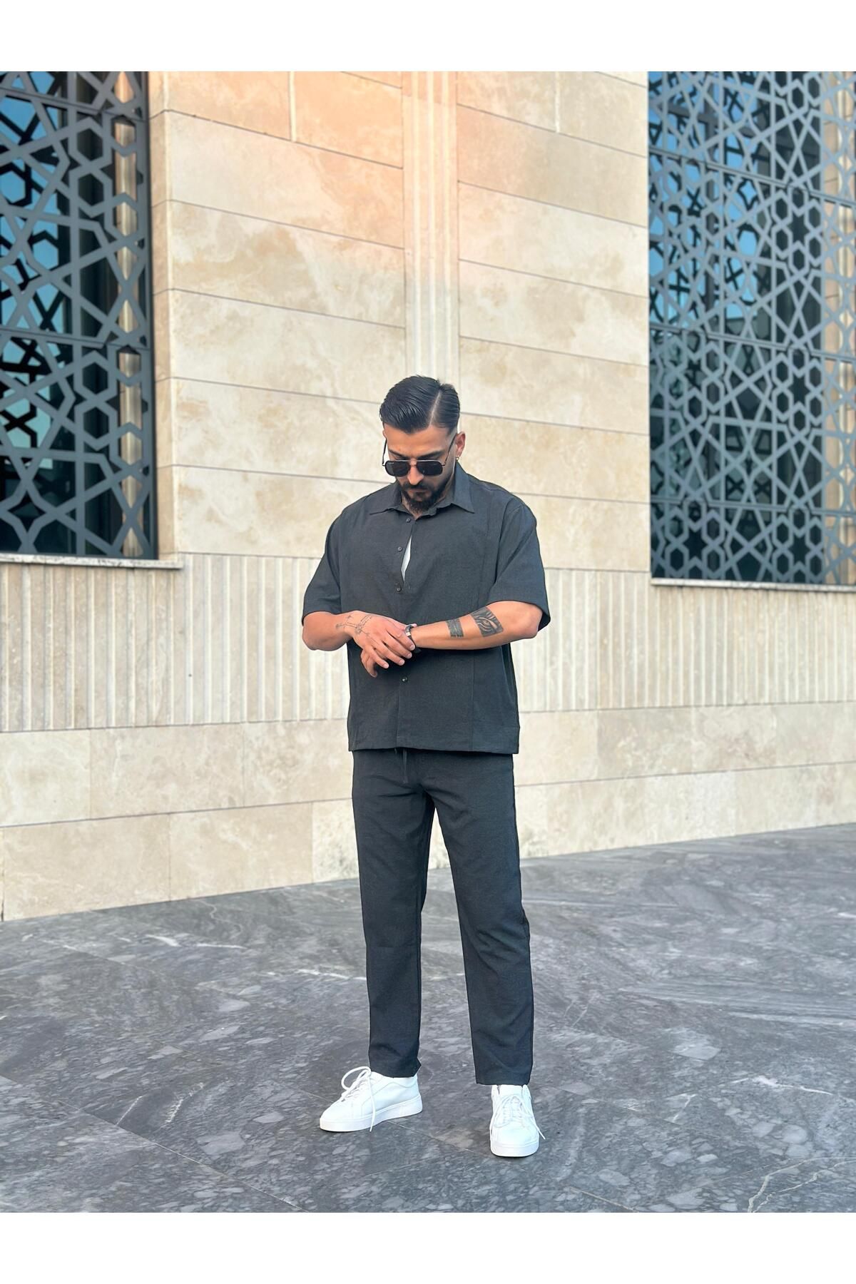 PEERLESS STORE Jogger Pantolon & Gömlek Takım