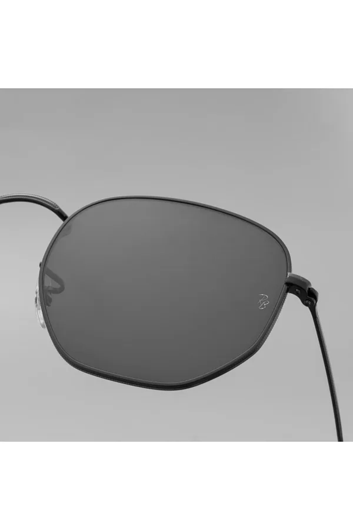 Ray-Ban-Hexagonal Black Polarized Rb3548n 002/58 Size 51 6
