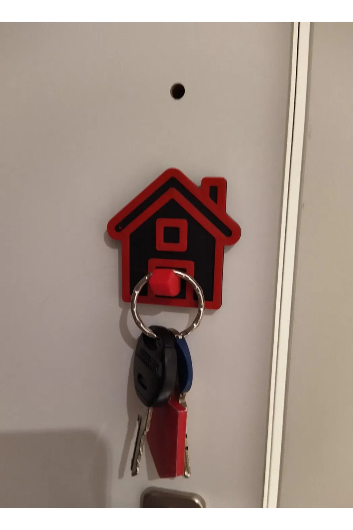 İN3DEX Ev Şeklinde Mini Anahtar Askısı 6x6cm
