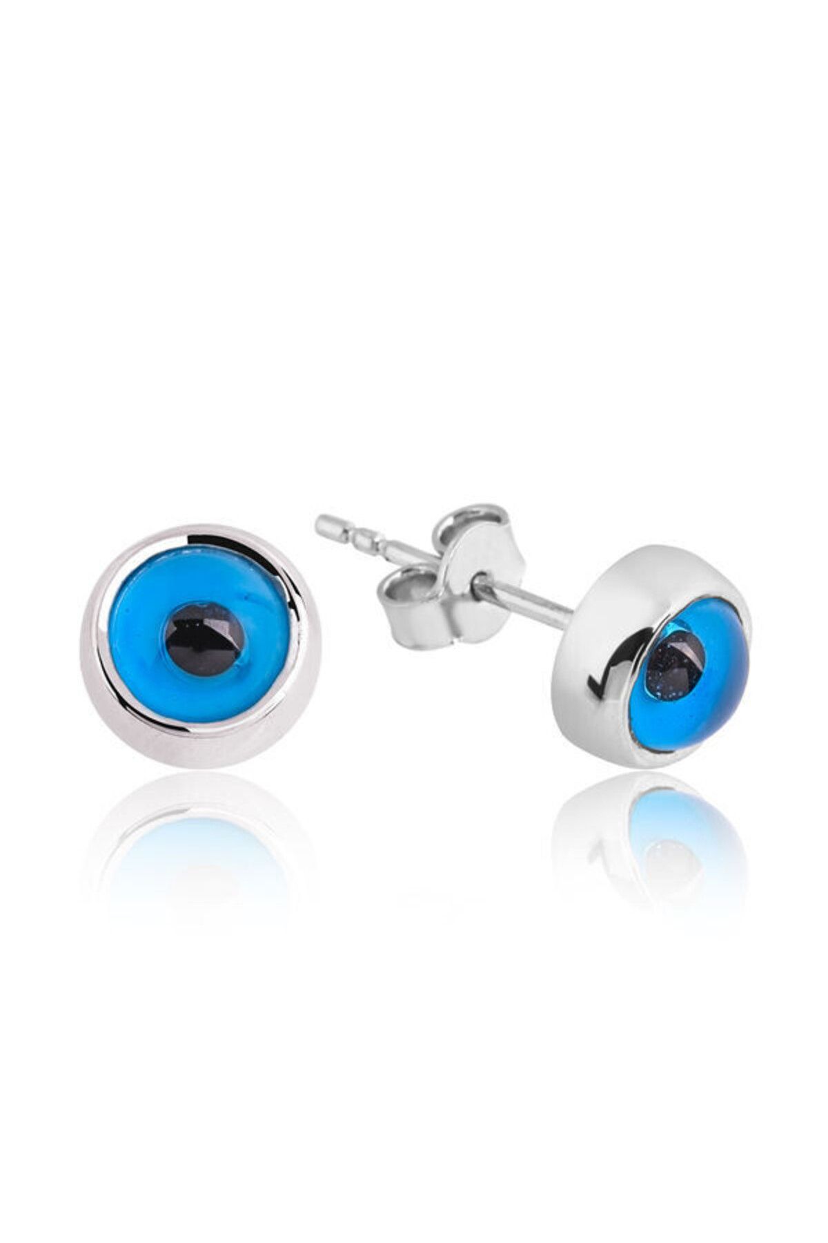 shop Göz Çivili 925 Ayar Gümüş Küpe