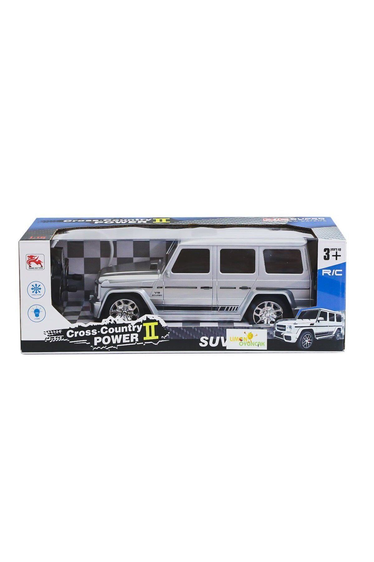 Easy Tedarik 8578-2A Kumandalı Şarjlı Jeep Cross Country -Limon Oyuncak
