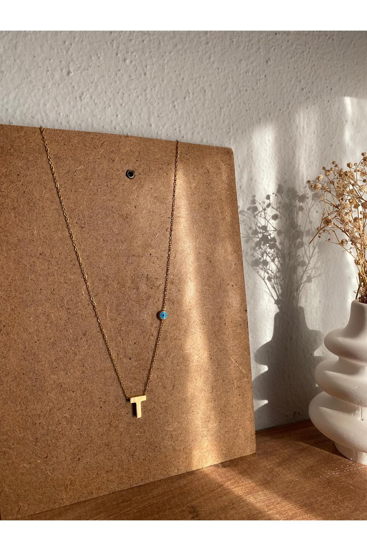 Bellamy Jewelry Harf Kolye Gold - T