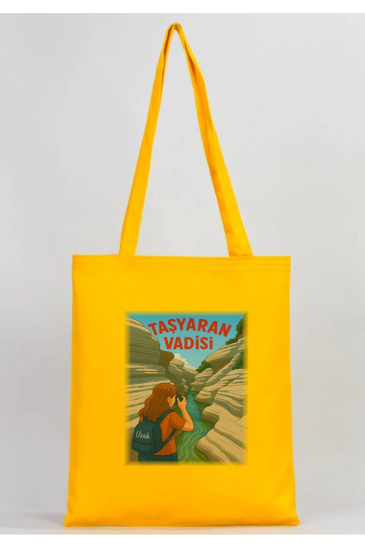 FSM REKLAM UŞAK TAŞYARAN VADİSİ BASKILI YAZLIK BEZ ÇANTA