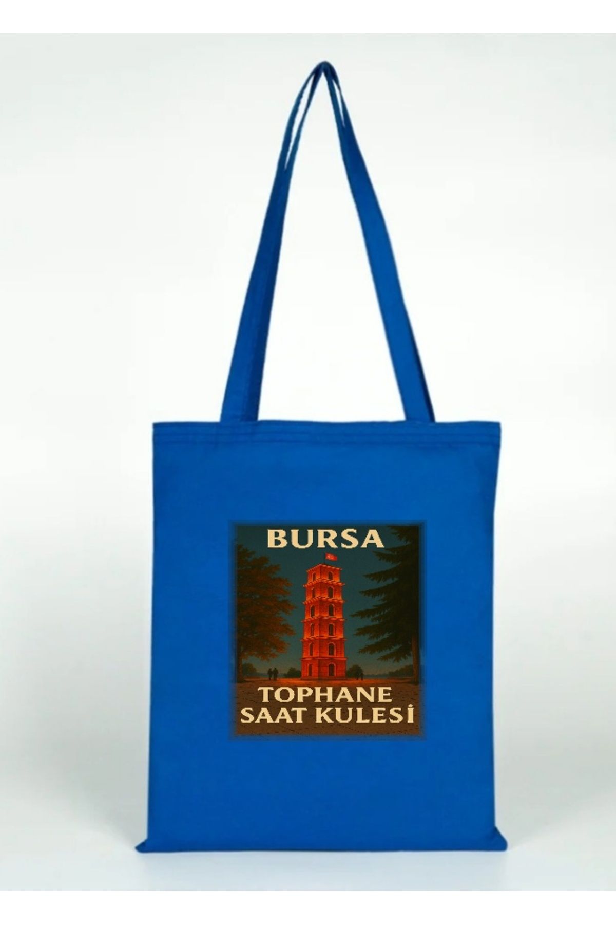 FSM REKLAM BURSA SAAT KULESİ BASKILI YAZLIK BEZ ÇANTA