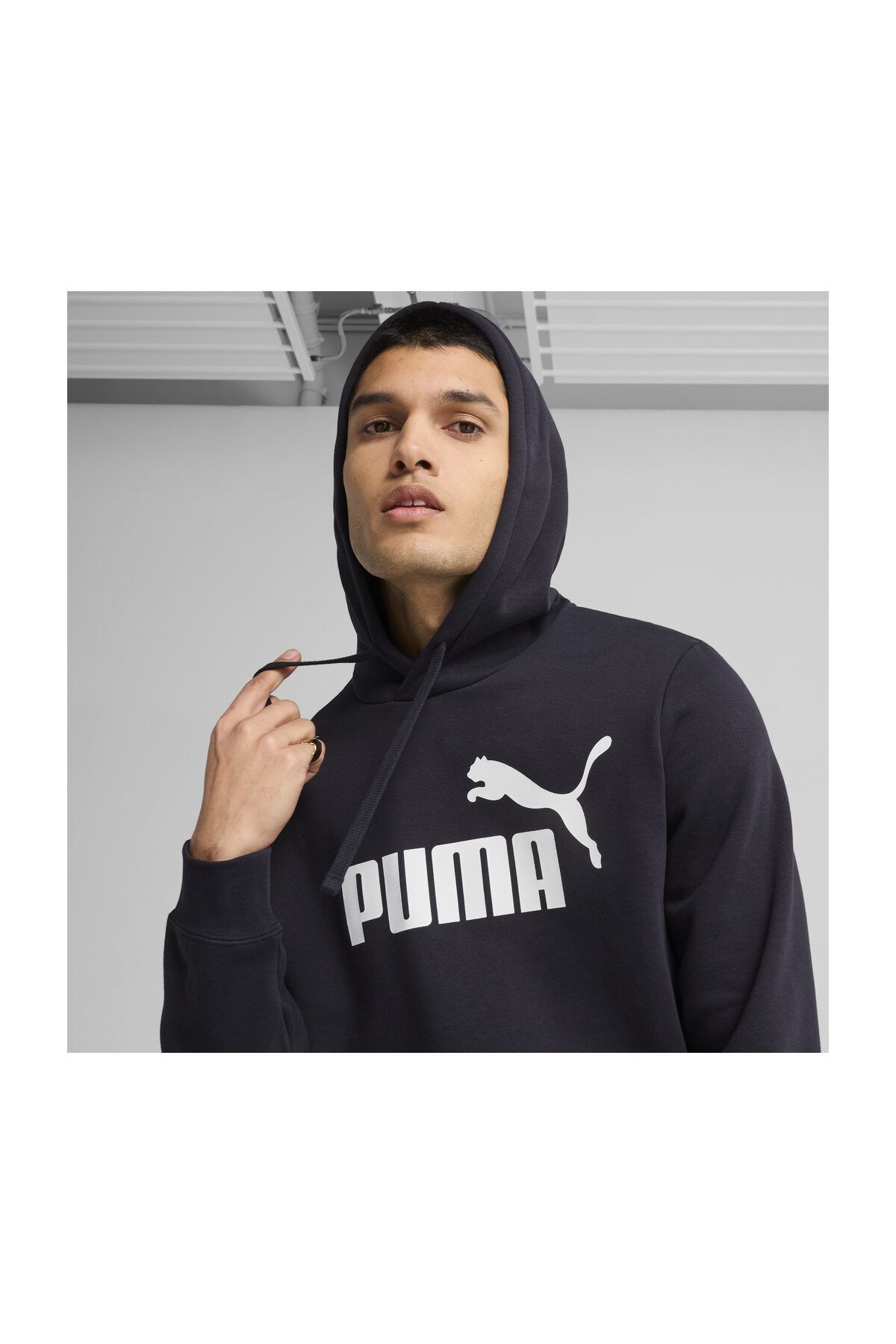 Puma-Hanorace, Regular, Mânecă lungă, Regular, Buzunar tip cangur, Tricotat, Imprimeu logo 7