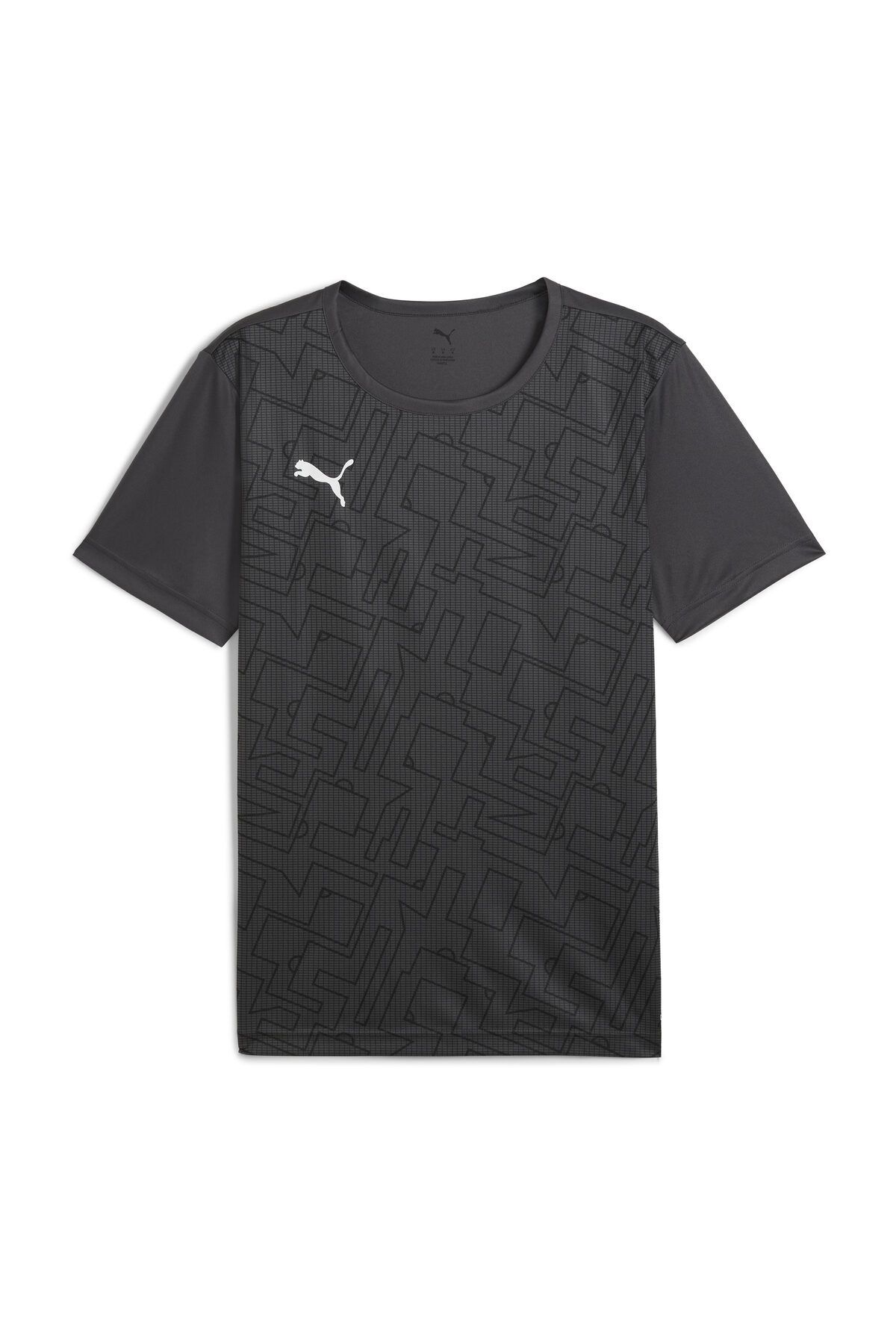 Puma Tricouri, Slim, Mânecă Scurtă, Regular, Guler Rotund, Tricotat, Imprimeu Unisex - M