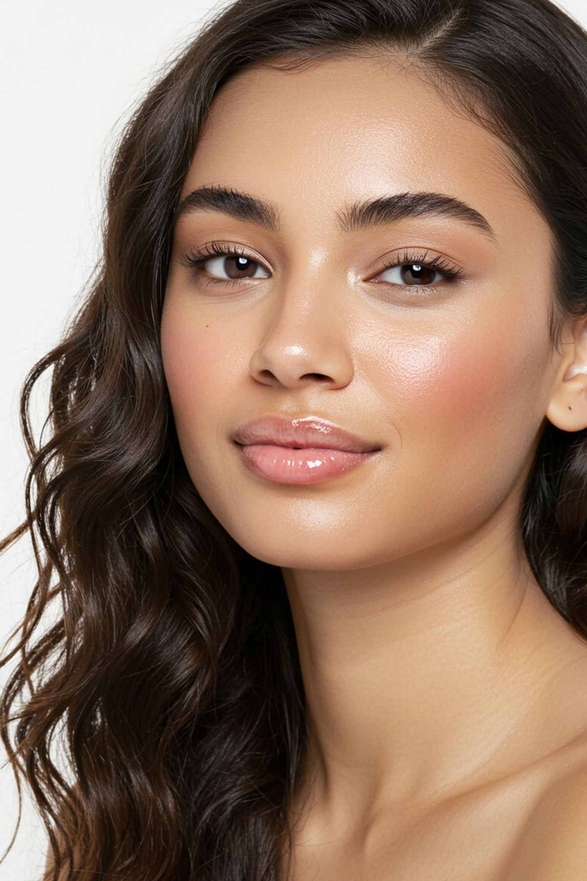 Trendyolmilla Beauty-Glänzende und feuchte mittelgroße Vanille mit Koffein – Finisher-Concealer TKZAW25KT00001 2