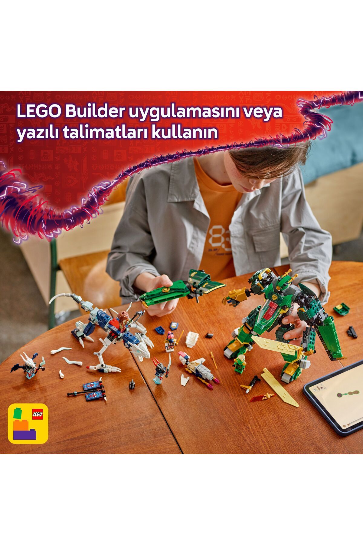 LEGO-®   Ninjago ®   Lloyd's Jet Robot 71845 - Toy Building Set with 9+ Minifigures and Dragon (1112P) 9
