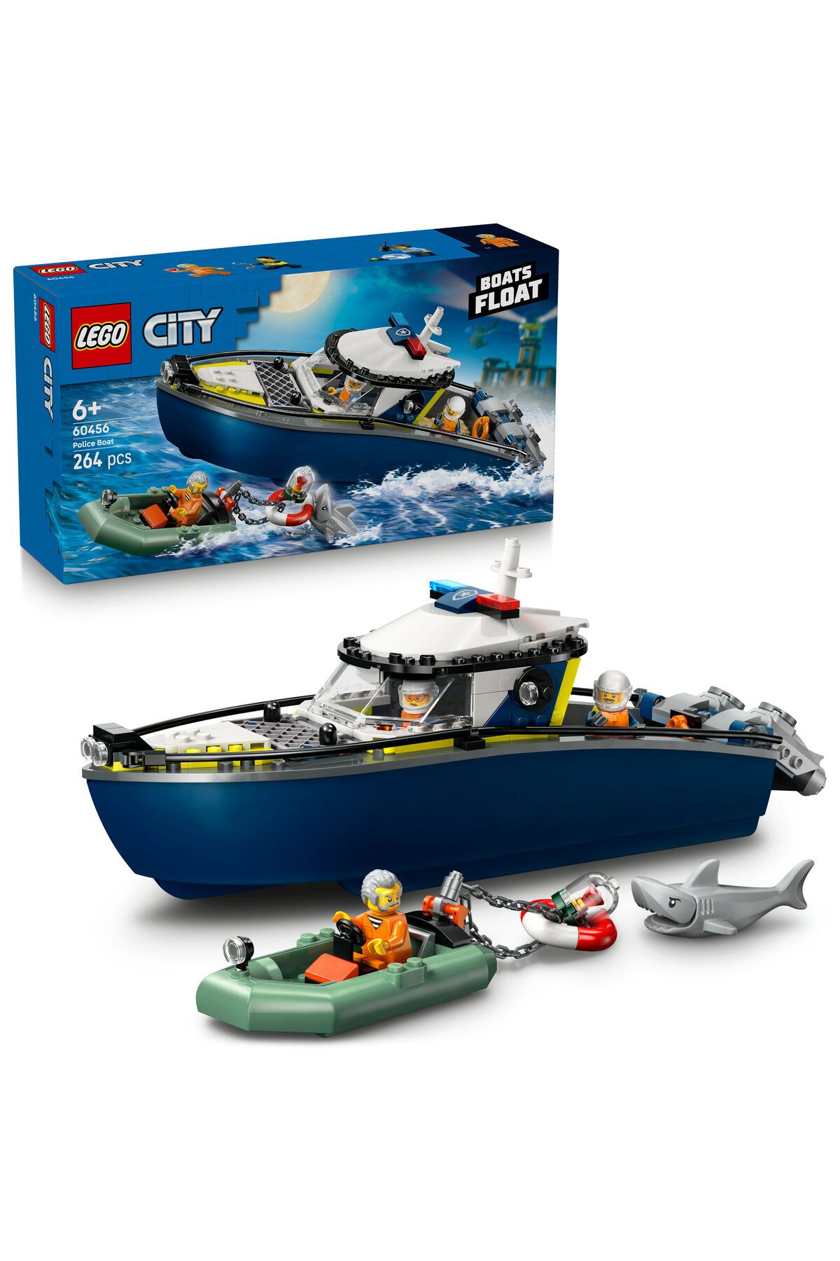 LEGO ® City Polis Teknesi Takibi 60456 - 6+ Yaratıcı Oyuncak Yapım Seti (264 Parça)