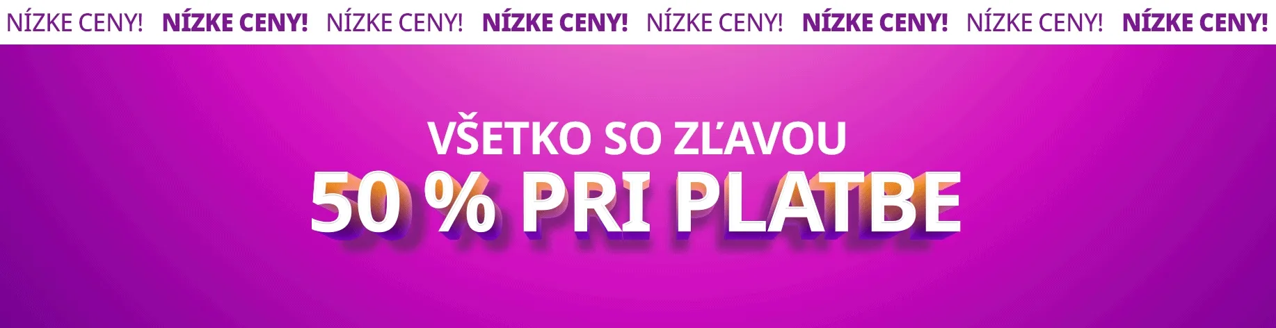 DSBoutiques_bannerListing_skwomen_Everything50AtCheckoutDiscount_0_1_sk-SK_20.06.2025 09:00_16.07.2025 10:00