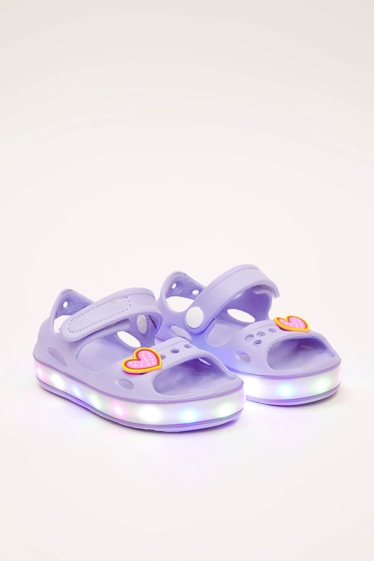 TRENDYOL SHOES Lila világos világos talpú lány gyerek gyerek Eva szandál TAKSS25SD00062