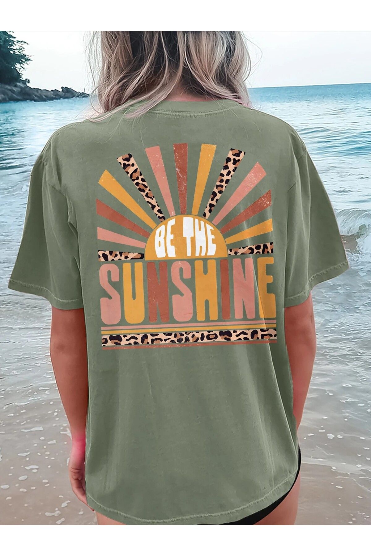 LEIVOR Be The Sunshine Baskılı Kadın T-shirt