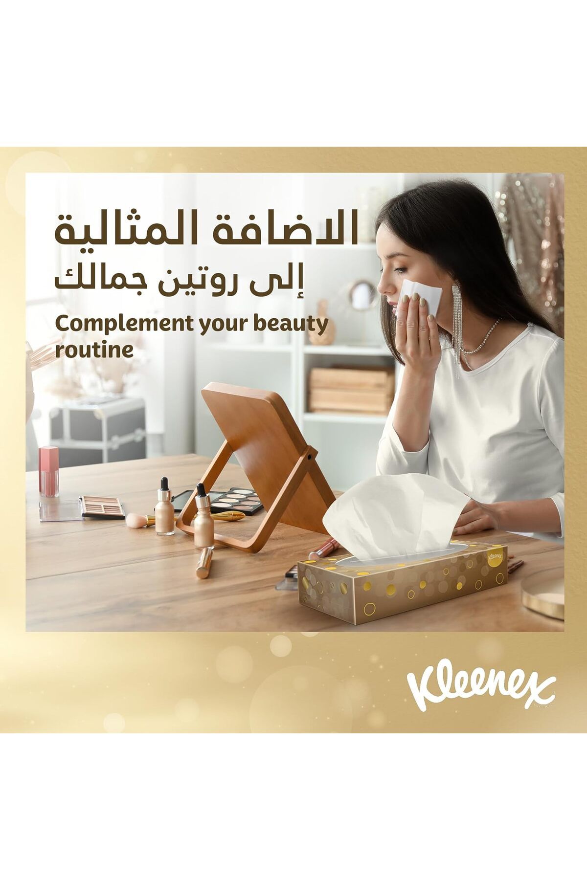 Kleenex-Silk Facial Tissue Box, Pack of (6 Boxes Each with 50 Tissues), Paper Facial Tissues, 100% C 9
