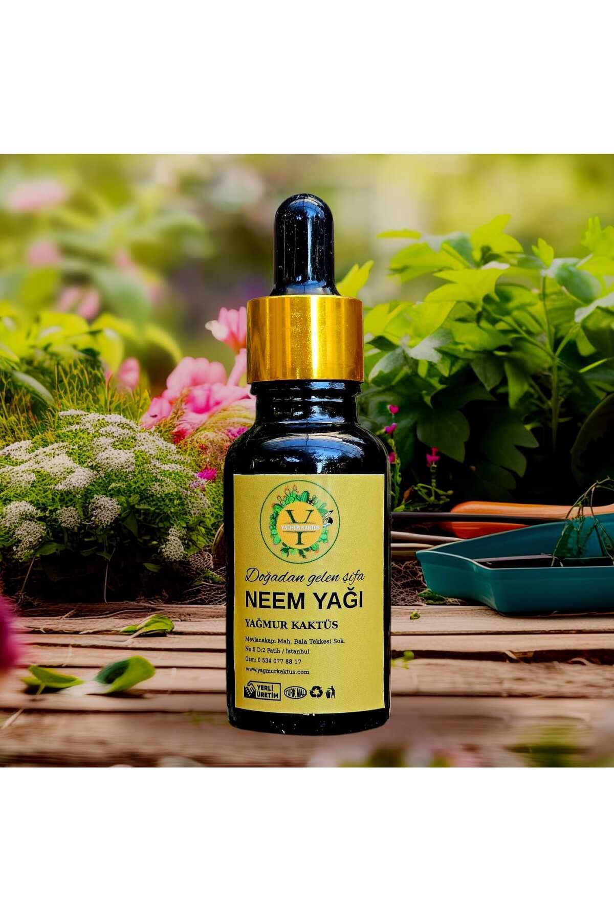 Maison Shop Bitkiler İçin, %100 Organic Böcek İlacı Soğuk Sıkım Neem Yağı (Tesbih Ağacı Yağı) 20 Ml