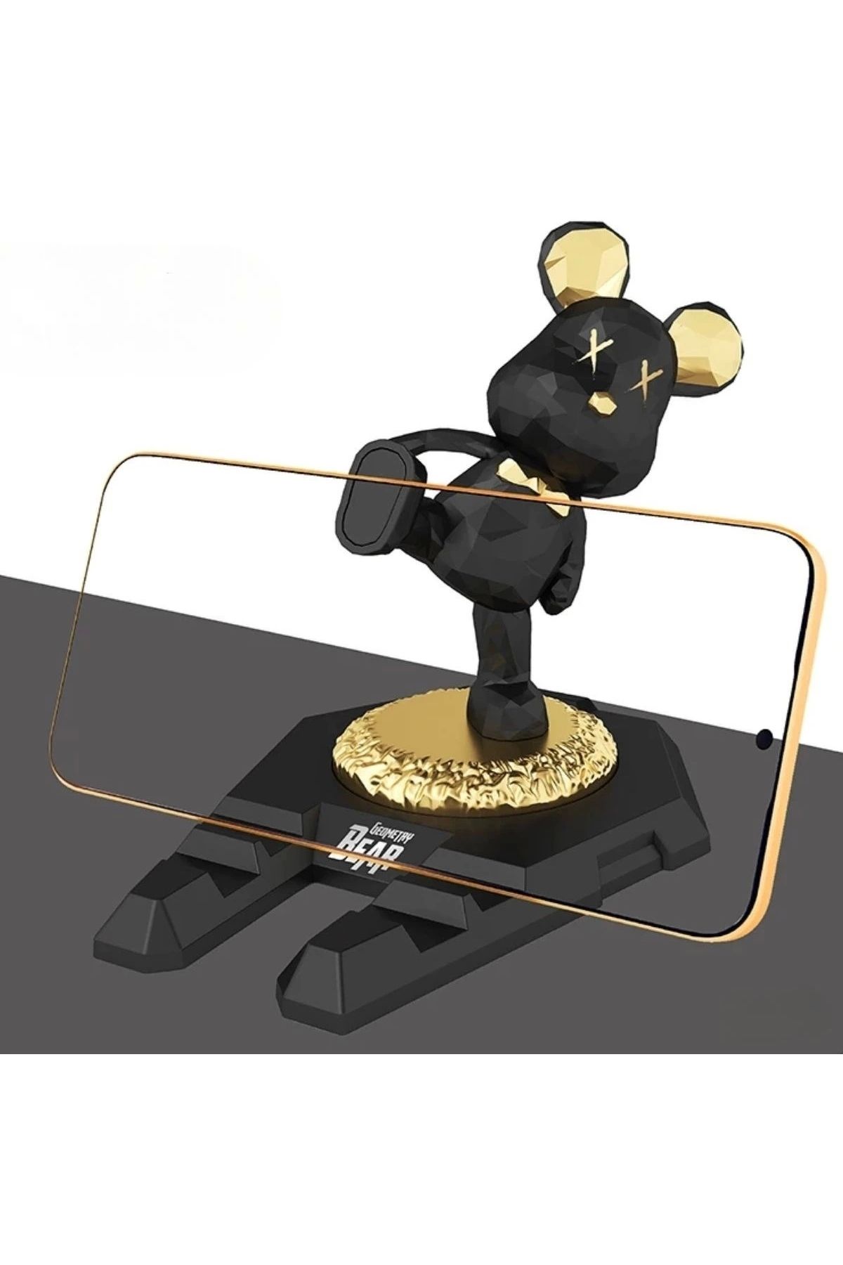 OurStyles Ayıcıklı Telefon Ve Tablet Standı Masa Üstü Telefon Ve Tablet Tutucu Aparatı