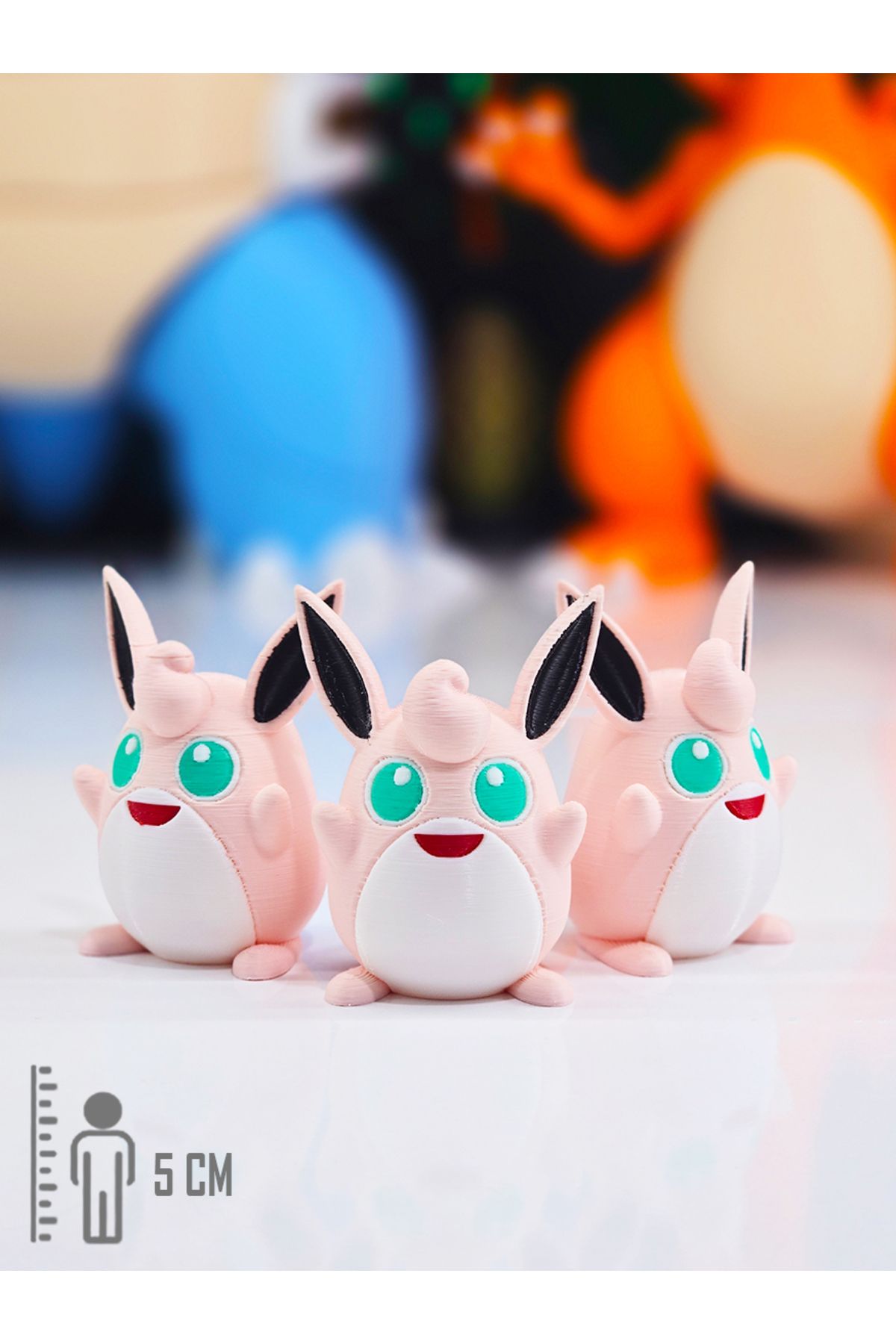 Suelo Butik Pokemon Wigglytuff Figürü Pokemon Figür Oyuncakları 6 Cm (1 Adet)