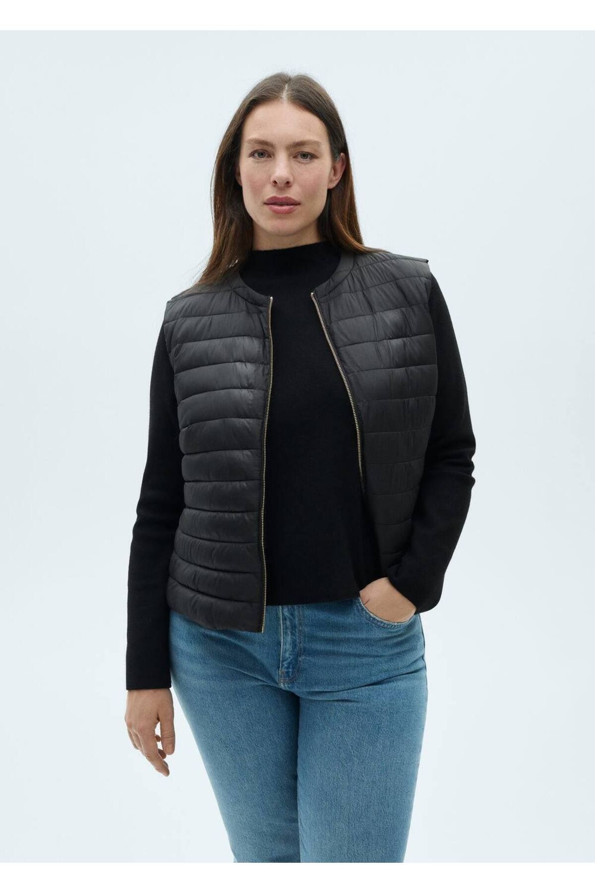 MANGO Woman-Gesteppte Weste 7