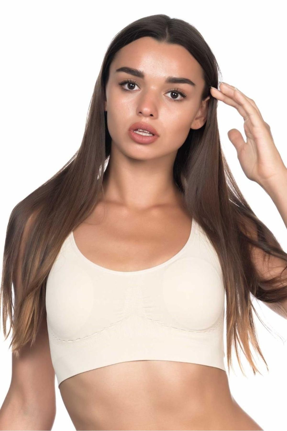 Moon wear Ten Mı Emay 4021 Pedli Kalın Askılı Büstiyer