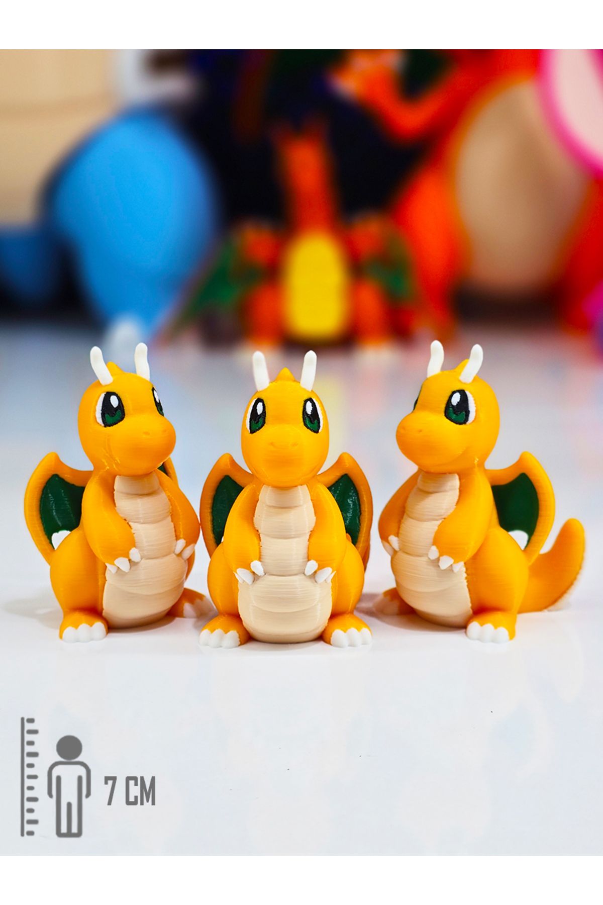 Suelo Butik Pokemon Dragonite Figürü Pokemon Figür Oyuncakları 7 Cm (1 Adet)