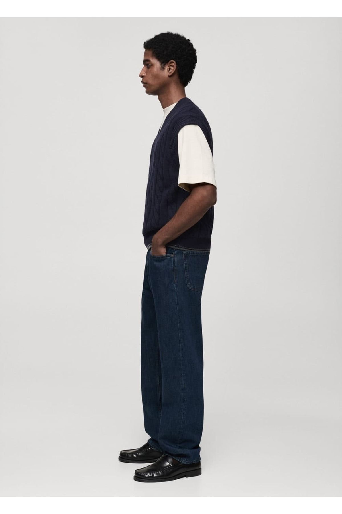 MANGO Man-Strickweste aus Wollmischung mit Muster 6