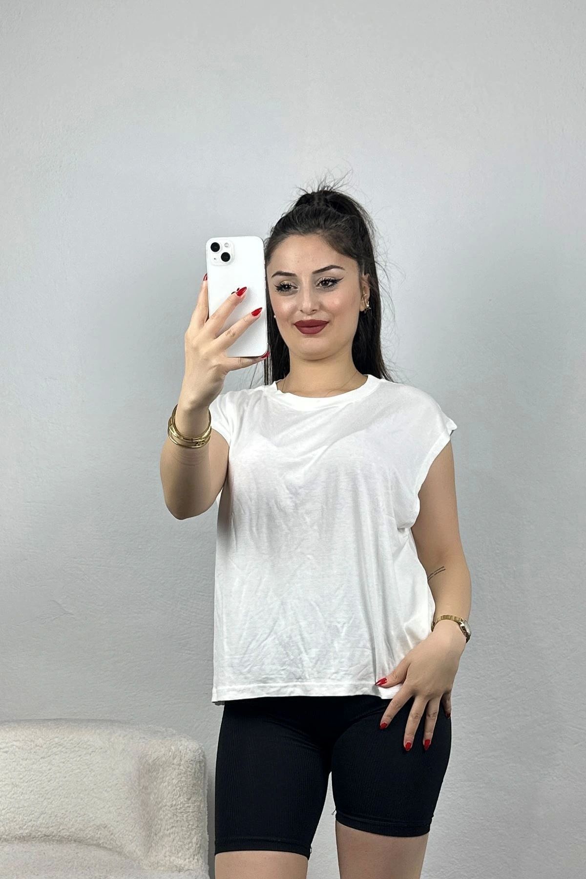 OurStyles Kolsuz Viskon Bluz Haki - 80007.1095.