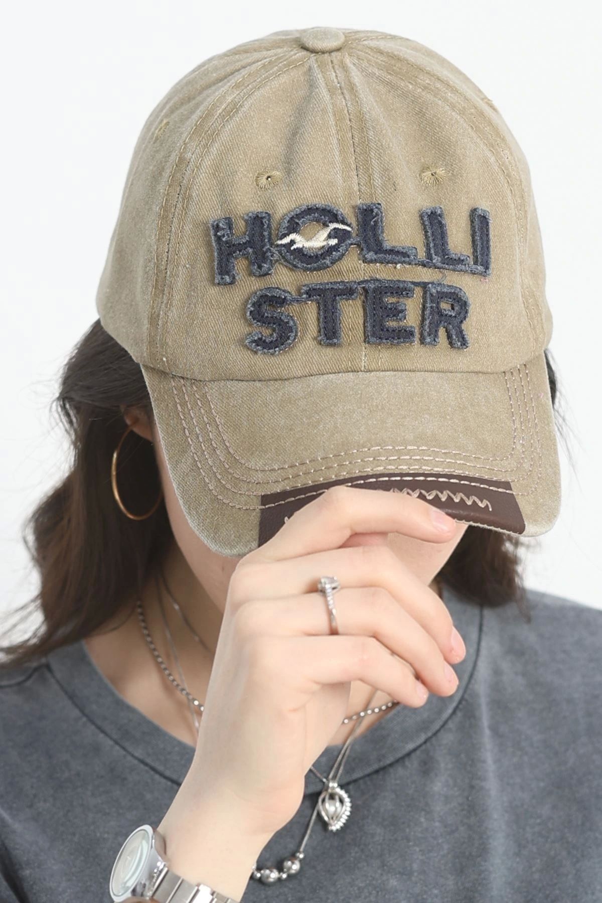 OurStyles Nakışlı Şapka Açıkkahve