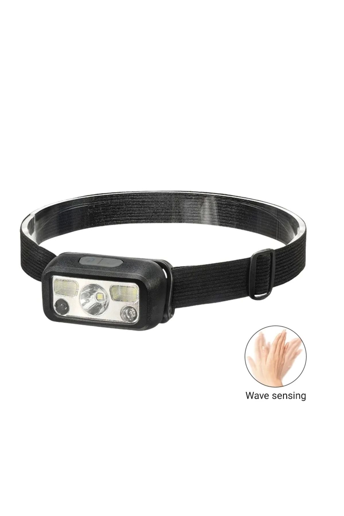 ShopNova Hs-43 Sensörlü Şarjlı Type-c Çok Amaçlı Kırmızı Işıklı Kafa Lambası