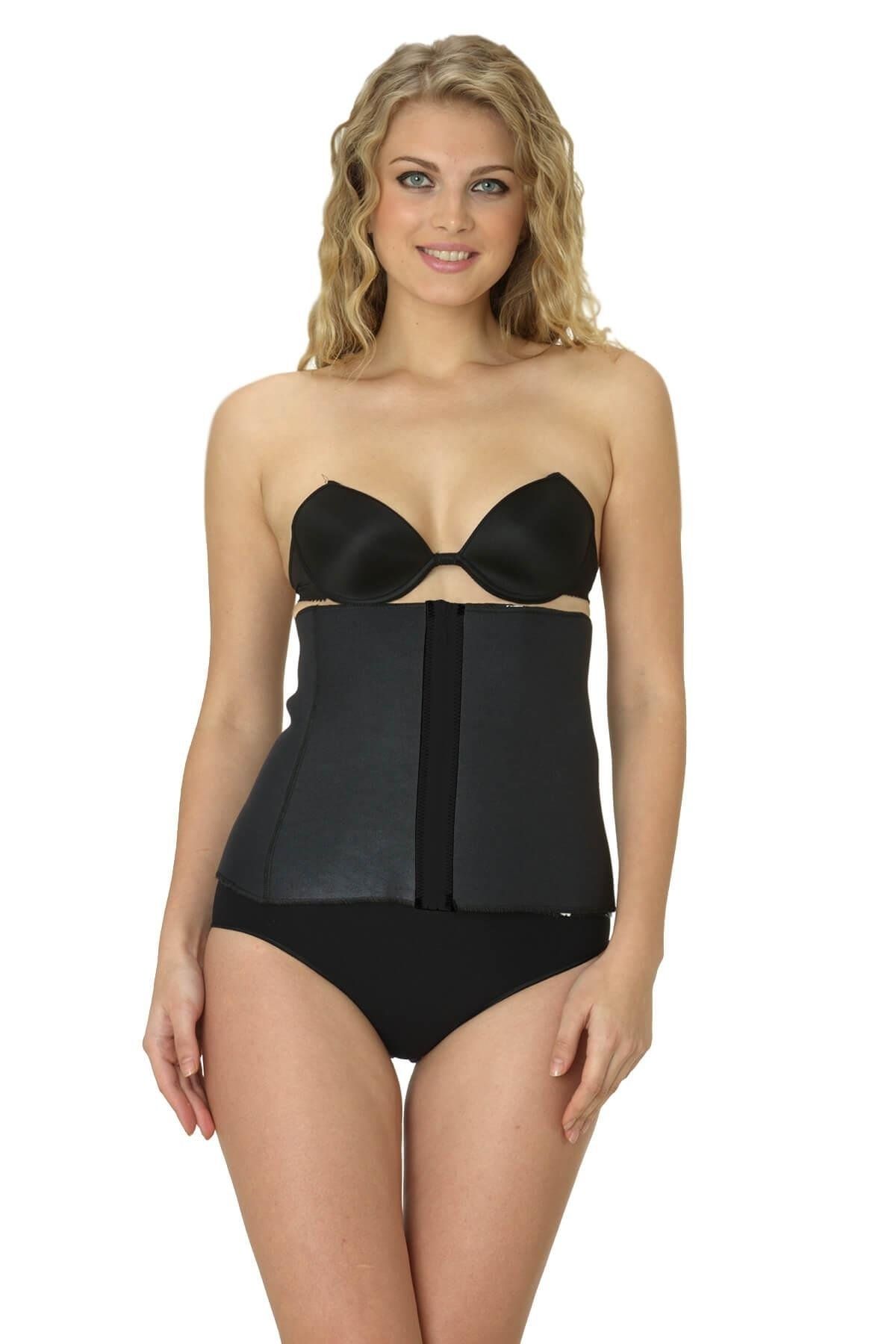 Moon wear Siyah Mı Emay 9150 Cırtlı Bel Korse
