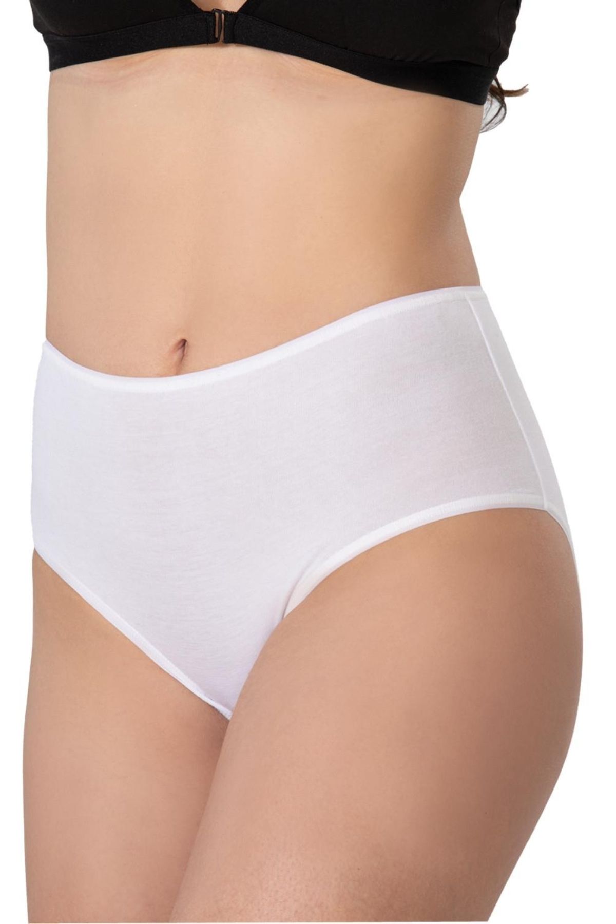 Moon wear Beyaz Mı Emay 1442 Modal Coton Yüksekbel Külot