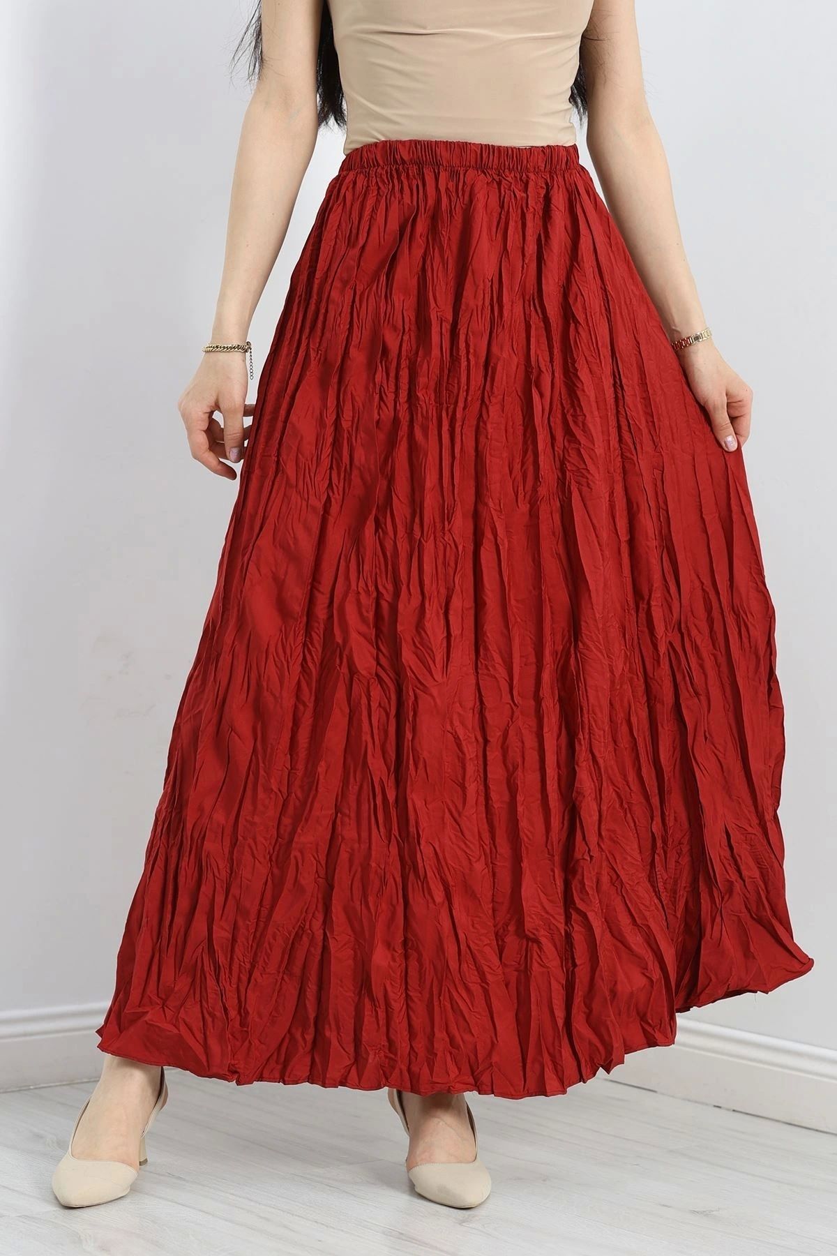 OurStyles Kraş Etek Kahve - 50109.308.