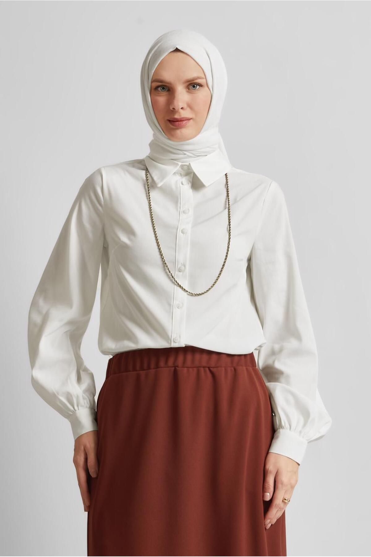 Alvina GÖMLEK YAKA TUNİK 45606