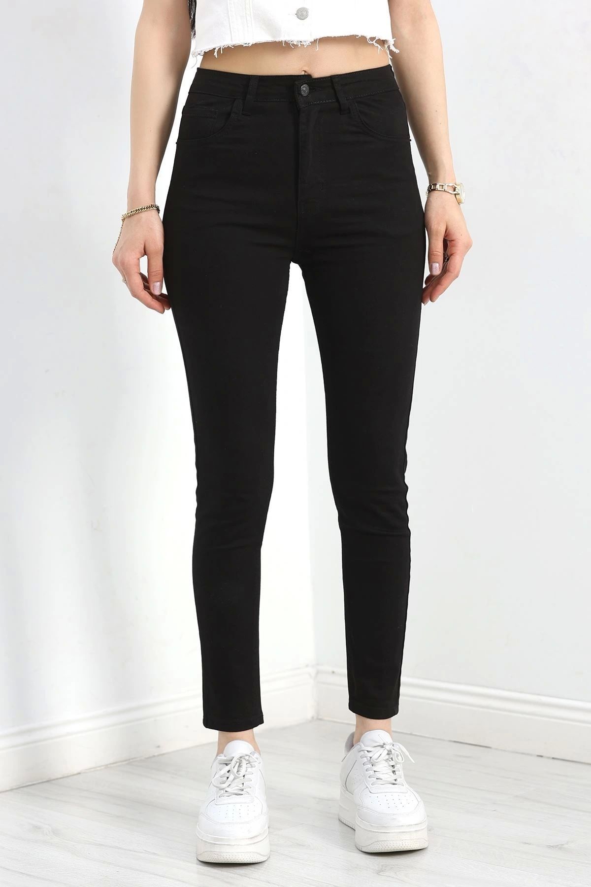 OurStyles Süper Likralı Dar Paça Kot Pantolon Siyah - 30385.1975.