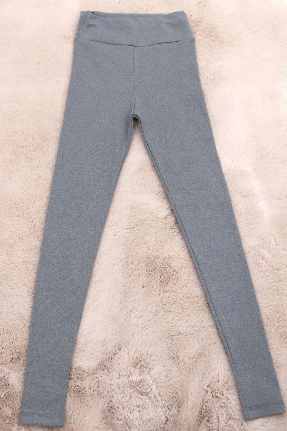 OurStyles 8-17 Yaş Yüksek Bel Ribana Ribana Tayt Siyah - 50044.1567.