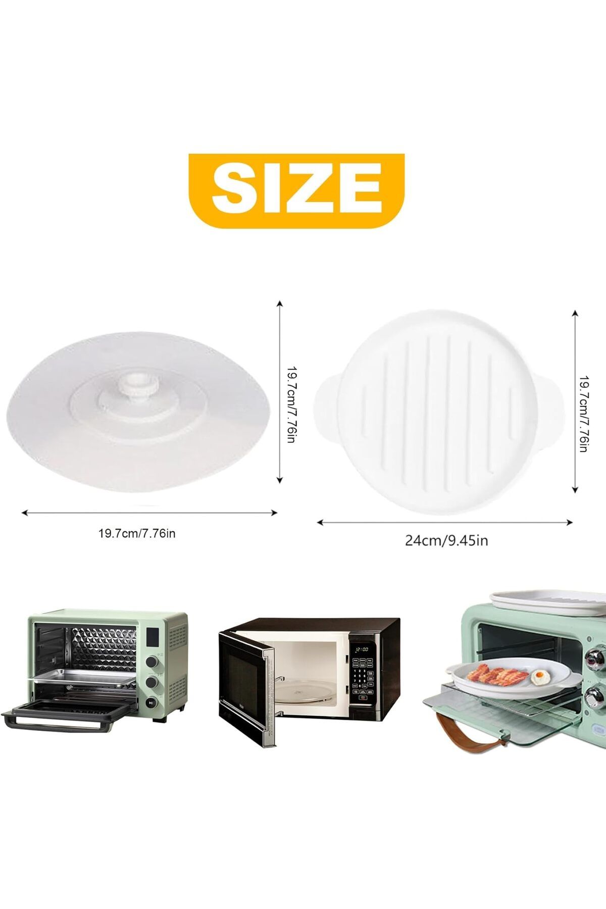 Generic-Microwave Bacon Tray, Bacon Cooker for Microwave Oven, Bacon Pan with Lid, Crisper, Crispy Bacon Tr 5
