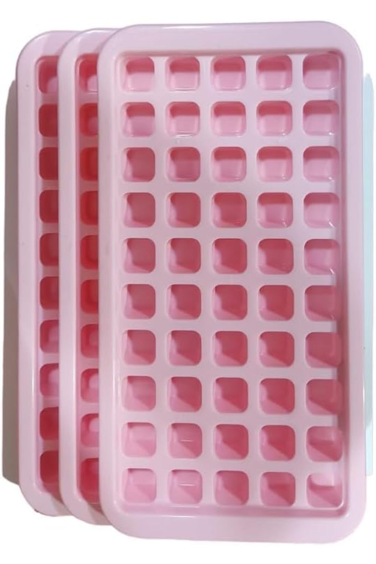 Generic-3 PCS Ice Cube Tray Nano Square shape 50 cubes Each(3 * 50) Ice Maker Tray Making Ice 3 Trays Rando 5