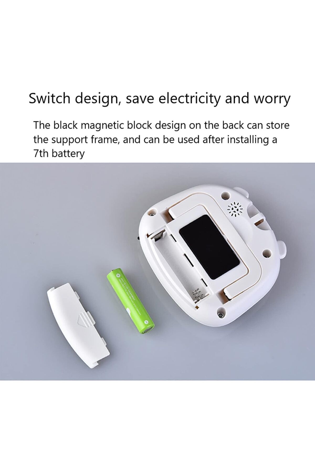 Generic-Kitchen Timer, Large Display Digital Timer Magnetic Back Loud Alarm, Cute Animal Countdown Timer Wh 7