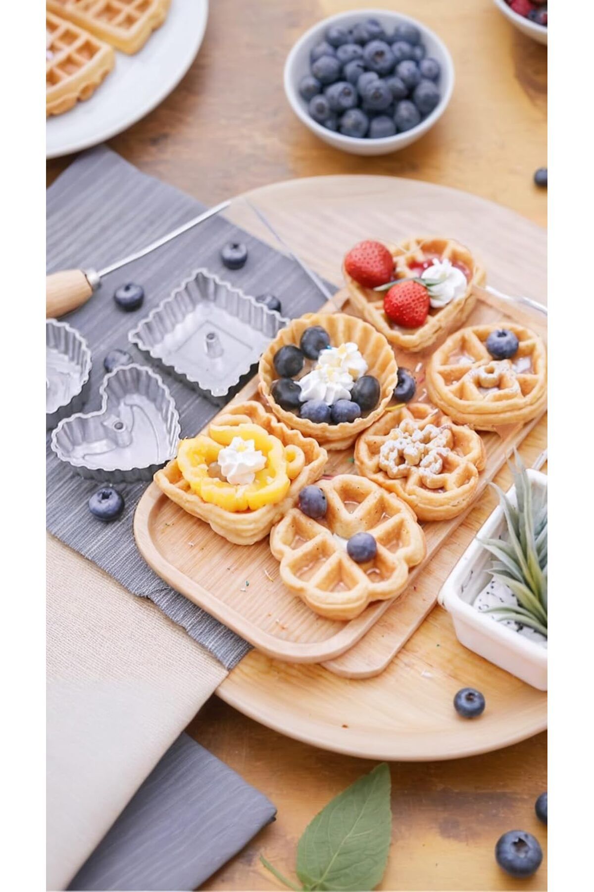 Generic-Sweet seven - Create Delightful Rosette Waffles, Cookies, and Pastries - Unique Kitchen Gadget for 5