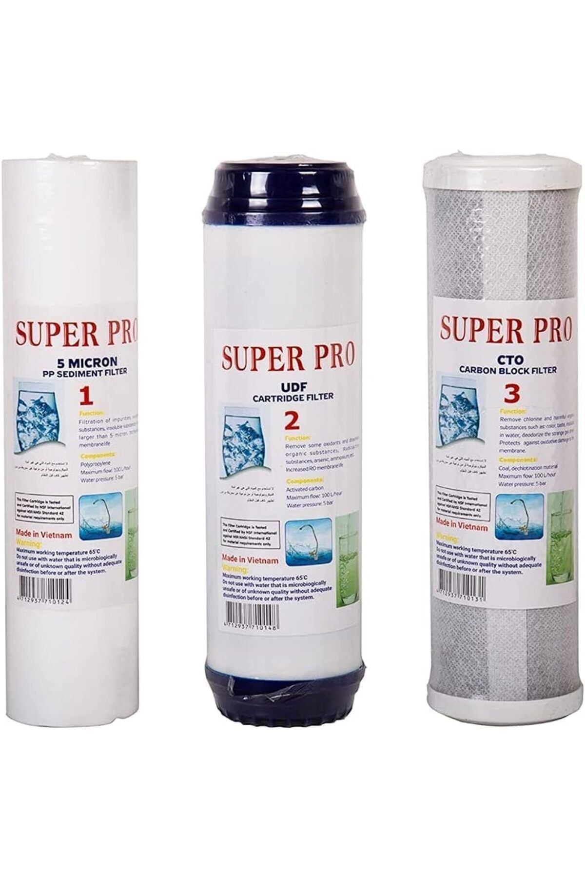 Generic-3 Stages Domestic Desalination Device Set 1