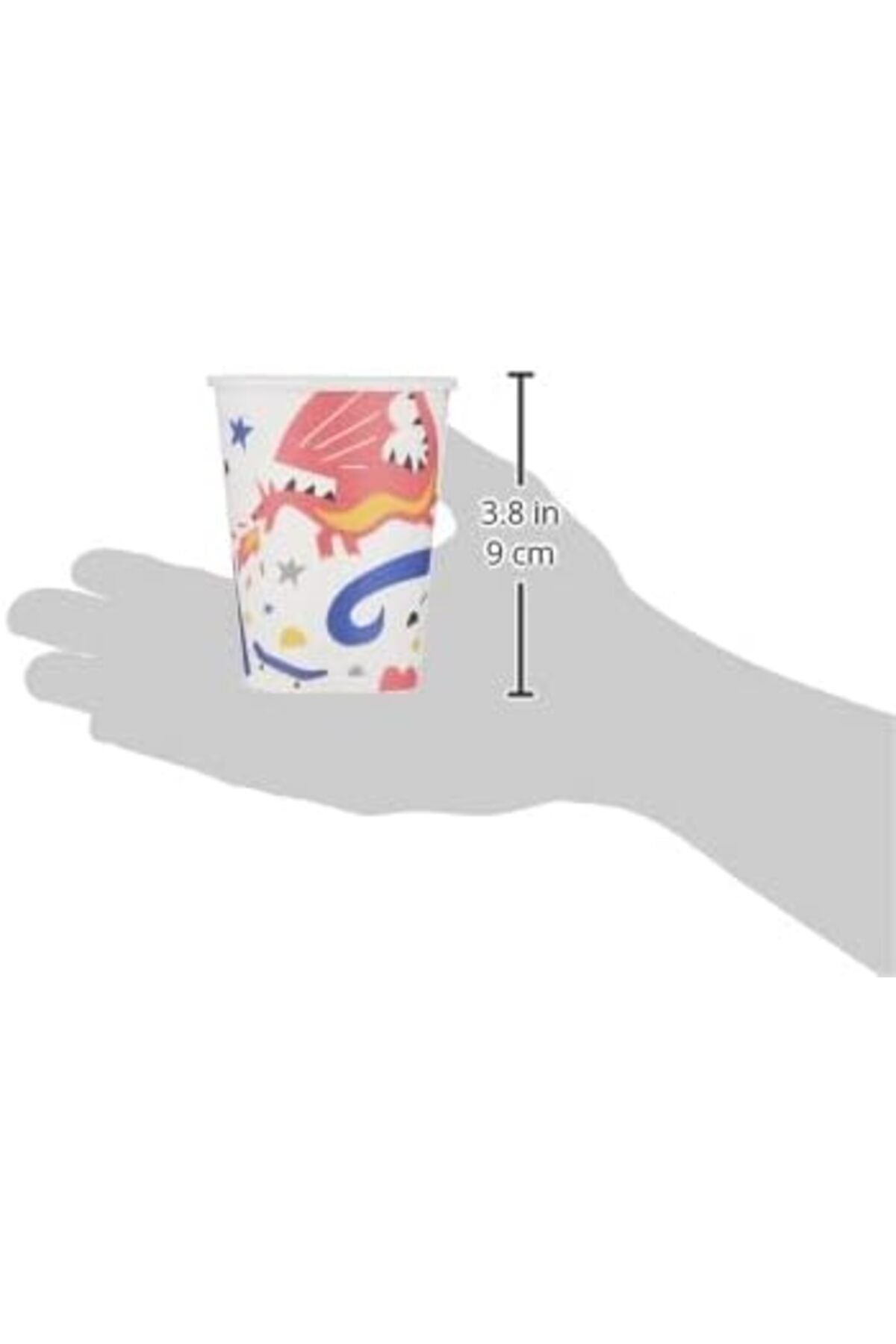 Generic-My Little Day Knight Paper Cups 8 Pieces Set 3