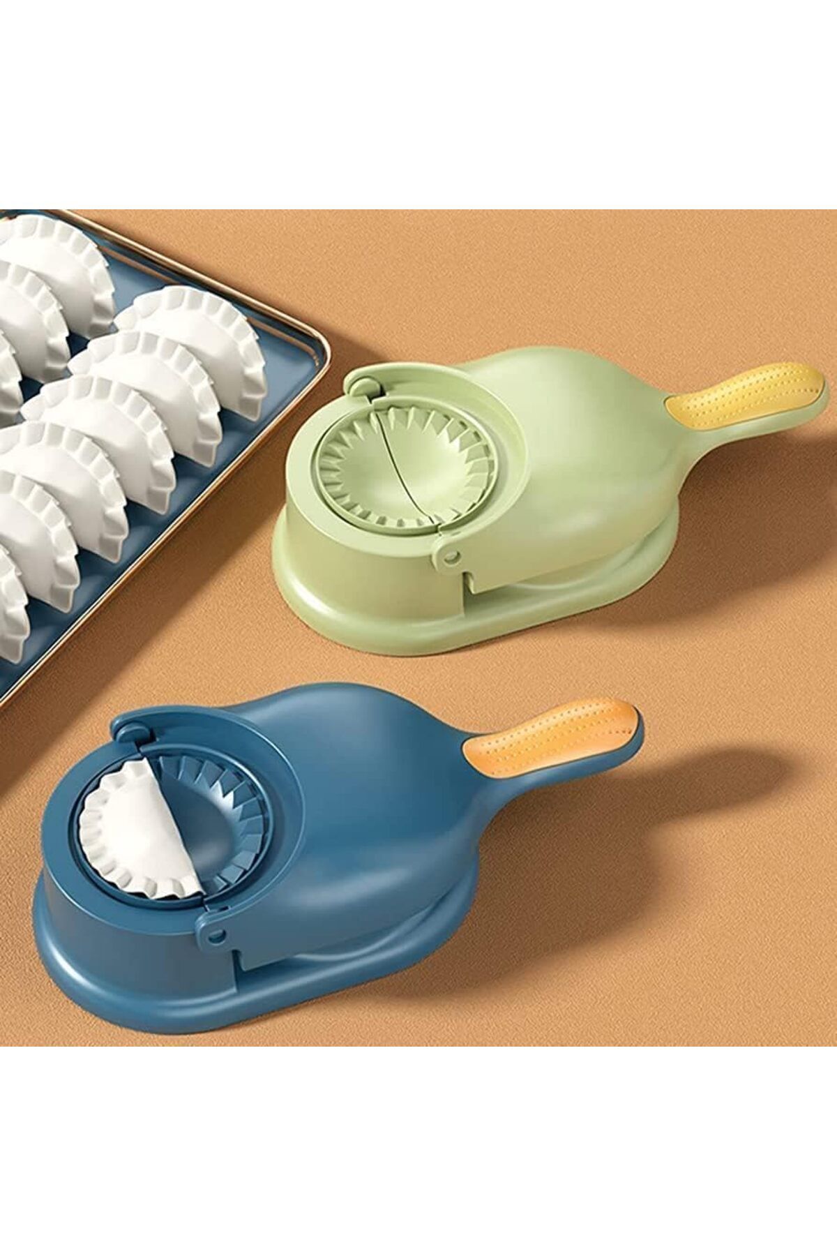 Generic-NEW 2 In 1 Dough Pressing Tool Set DIY Dumpling Maker Mould Manual Press Dumpling Crust Tool Dumpli 3