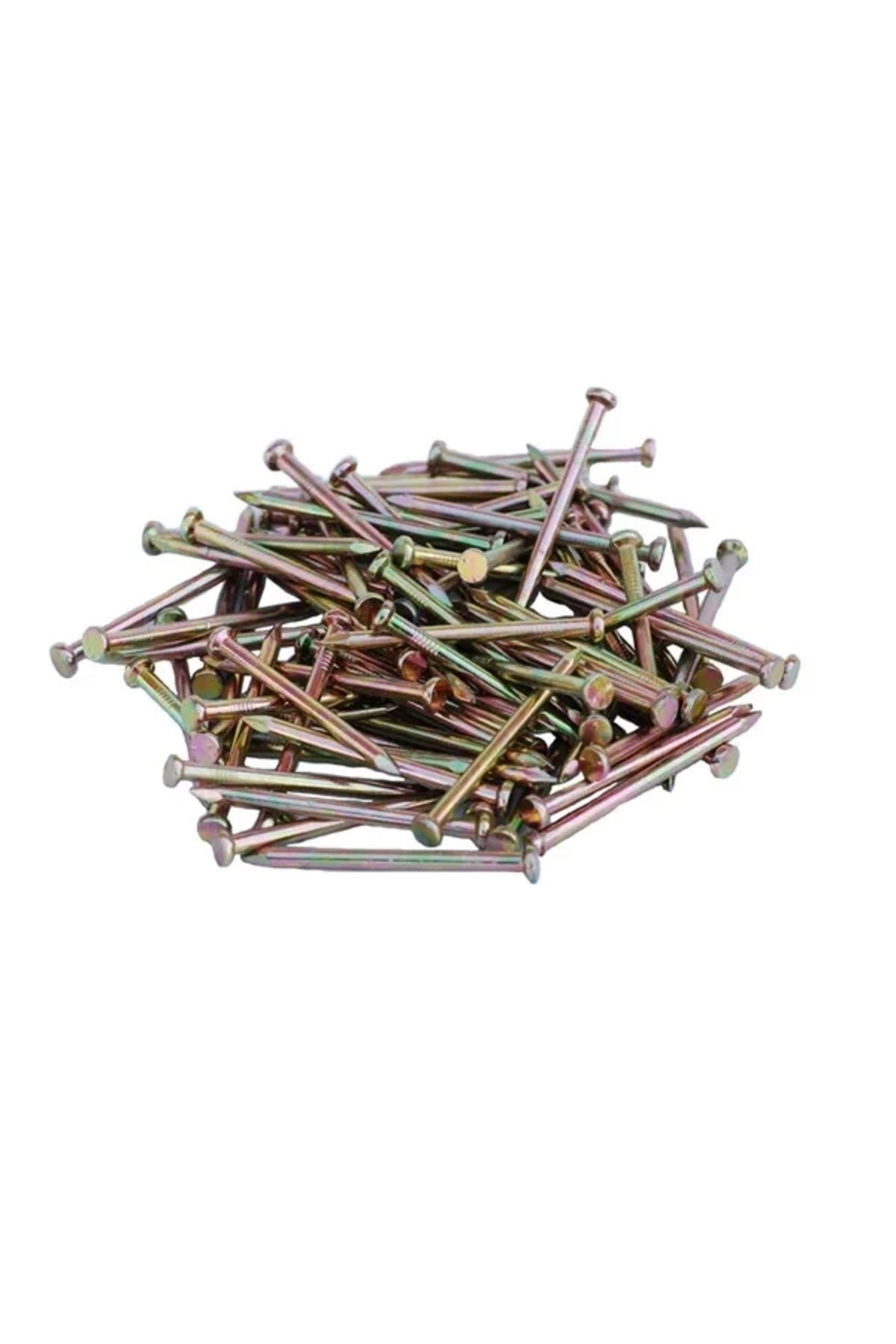 ShopNova Sarı Çelik Çivi - 3x50 Parke Ve Süpürgelik Çivisi 100