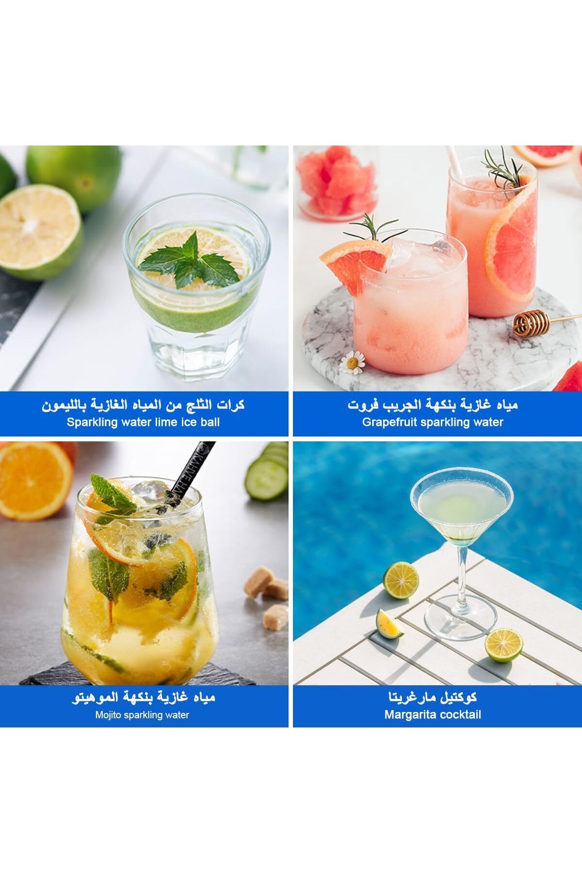 Generic-جهاز صنع الصودا من جلوكلوز، جهاز صنع المياه الغازية يُحوّل أي مشروب إلى غازي دون تخفيفه، محمول، يُصنع يدويًا 4